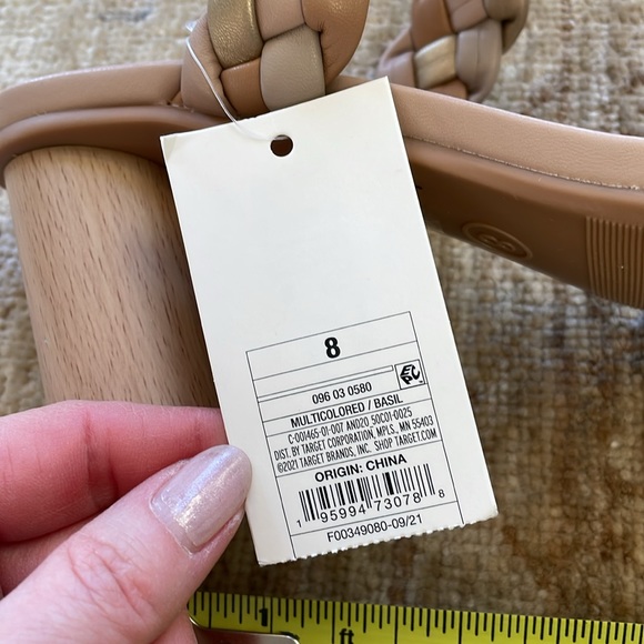 NWOB, A New Day Braided Slide Heels, Size 8 - Picture 12 of 12